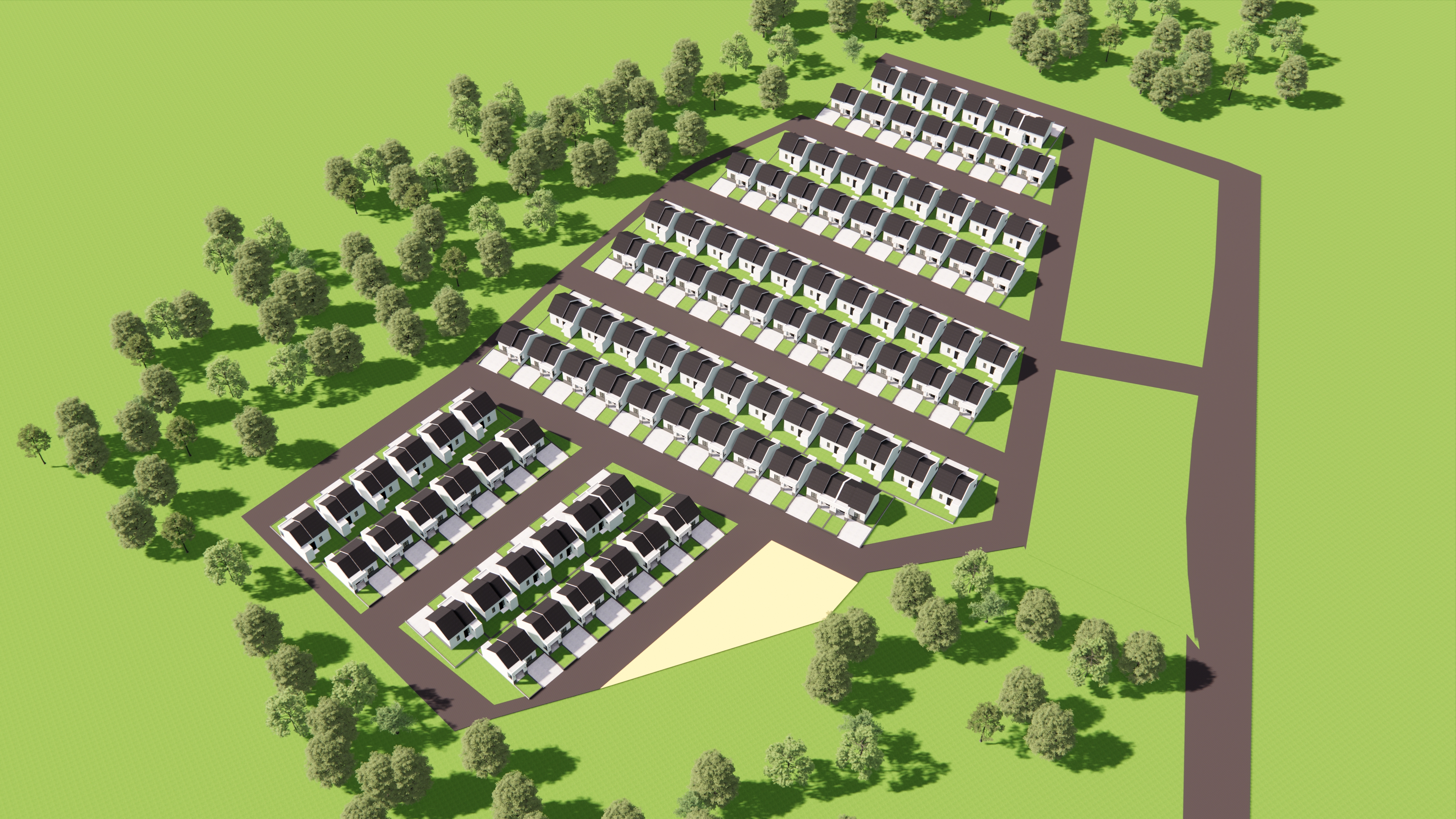 Masterplan siteplan udara perumahan sarolangun murah